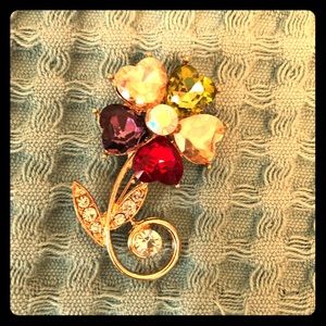 Adorable Colorful Flower Pin